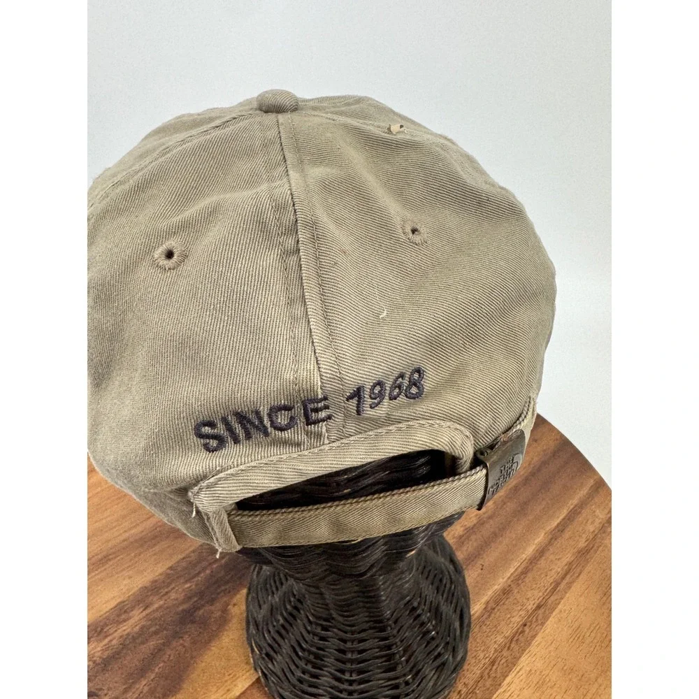 The North Face Khaki Baseball Cap Since 1968 Embroidered Logo‎ Men Distressed - Picture 8 of 15